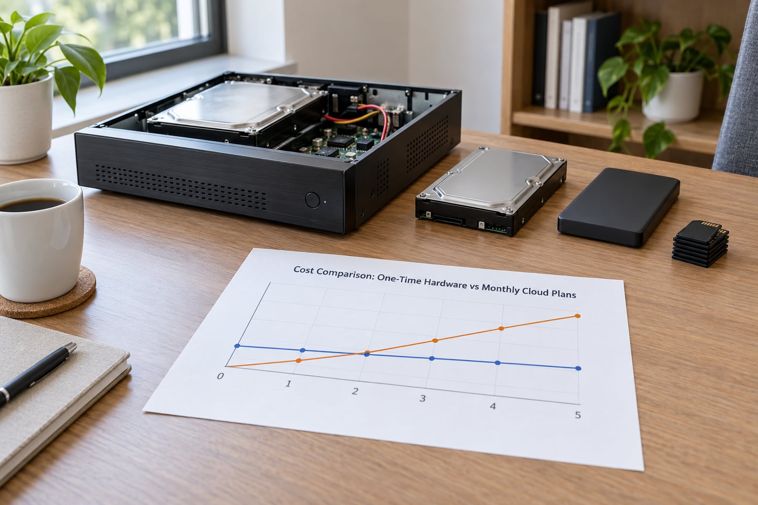 Cost Comparison: One-Time Hardware vs Monthly Cloud Plans