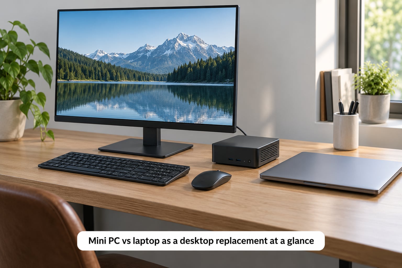 Mini PC vs laptop as a desktop replacement at a glance