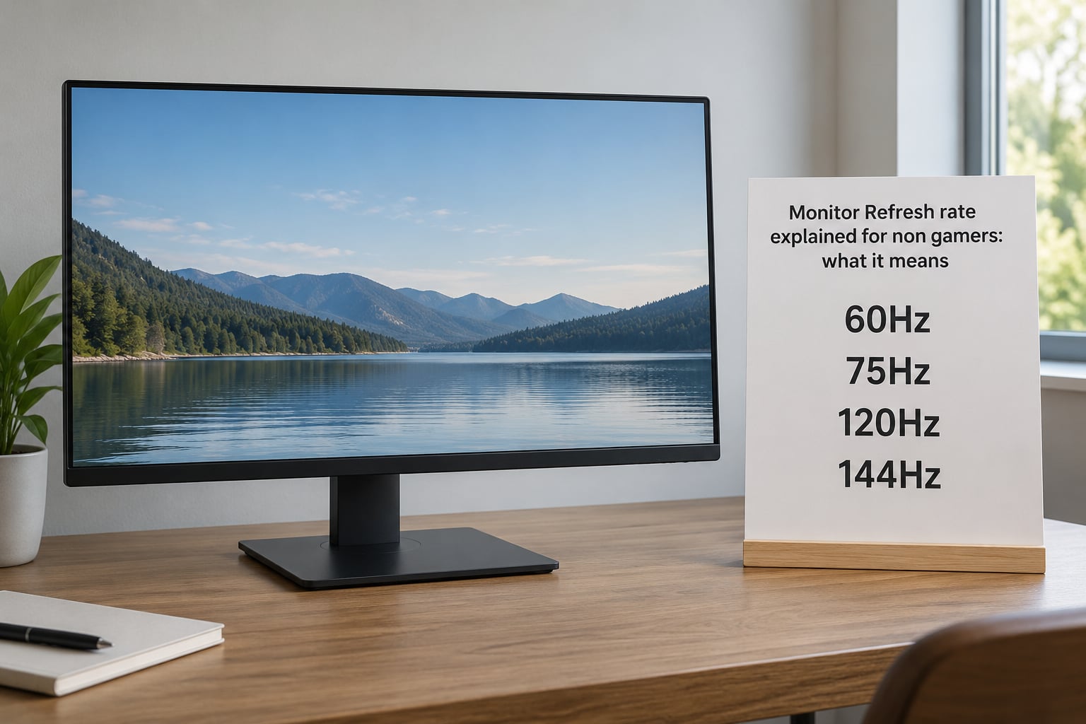 Monitor Refresh rate explained for non gamers: what it means