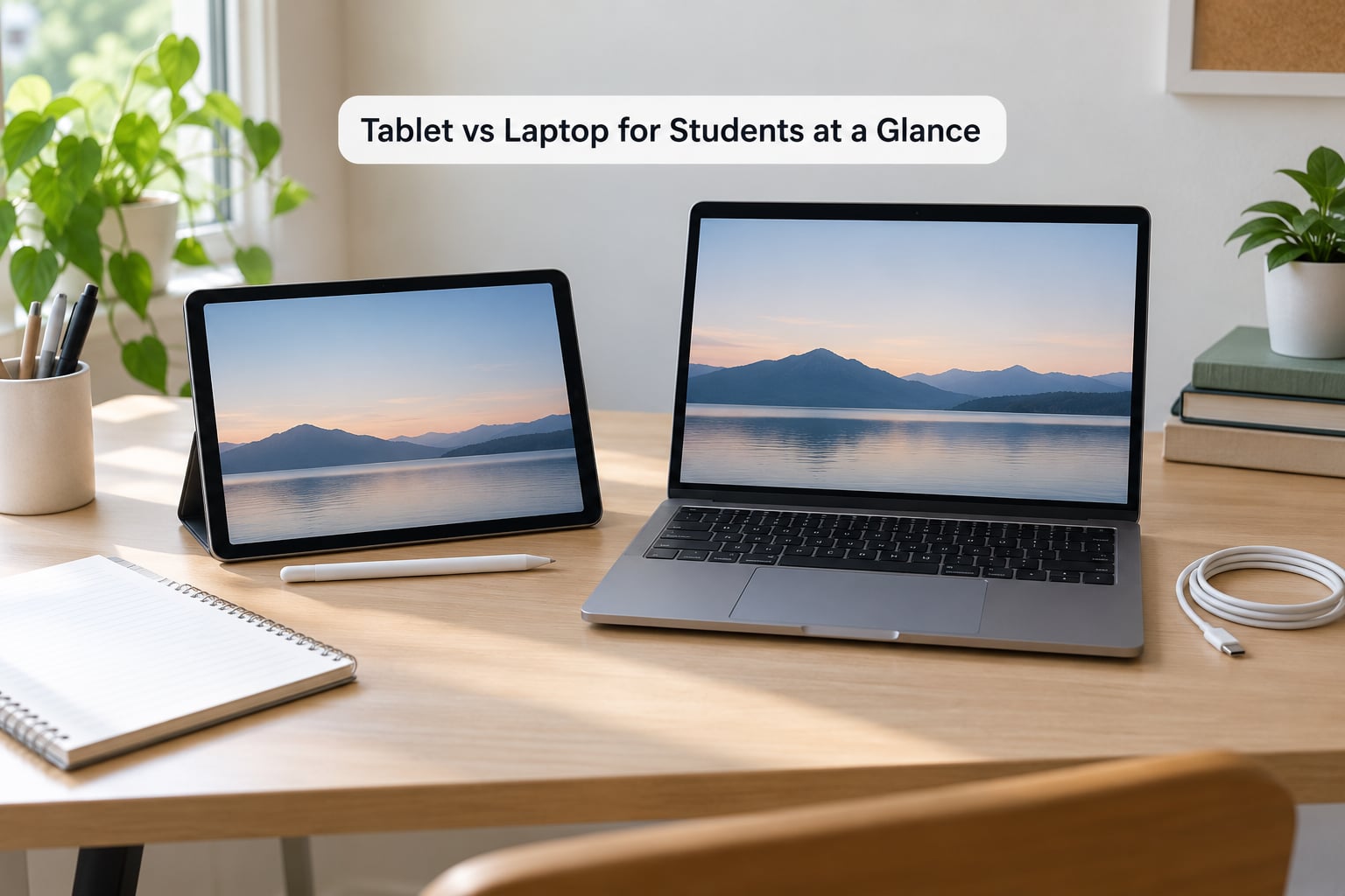 Tablet vs Laptop for Students at a Glance