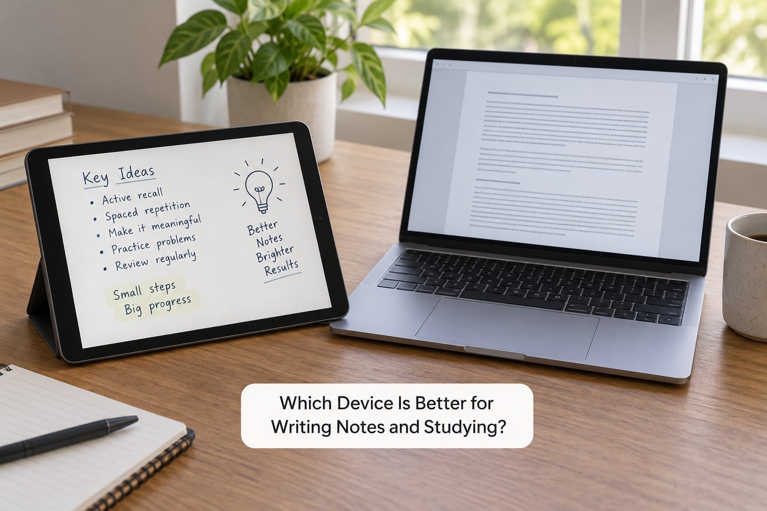 Which Device Is Better for Writing Notes and Studying?