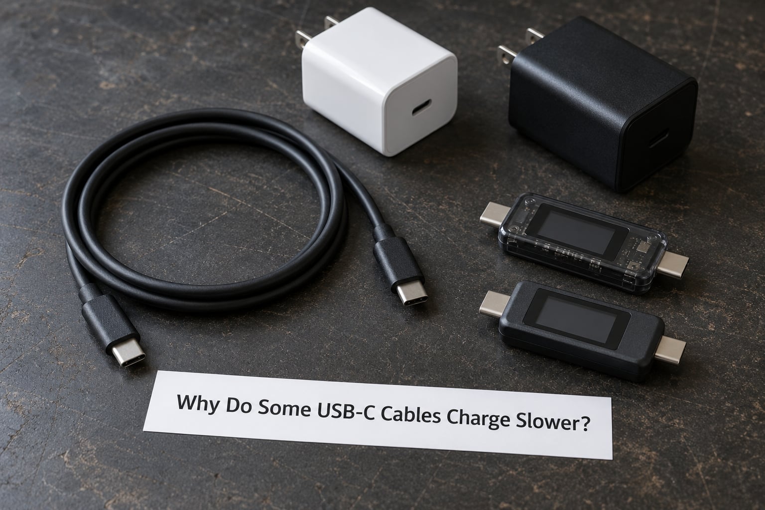 Why Do Some USB-C Cables Charge Slower?