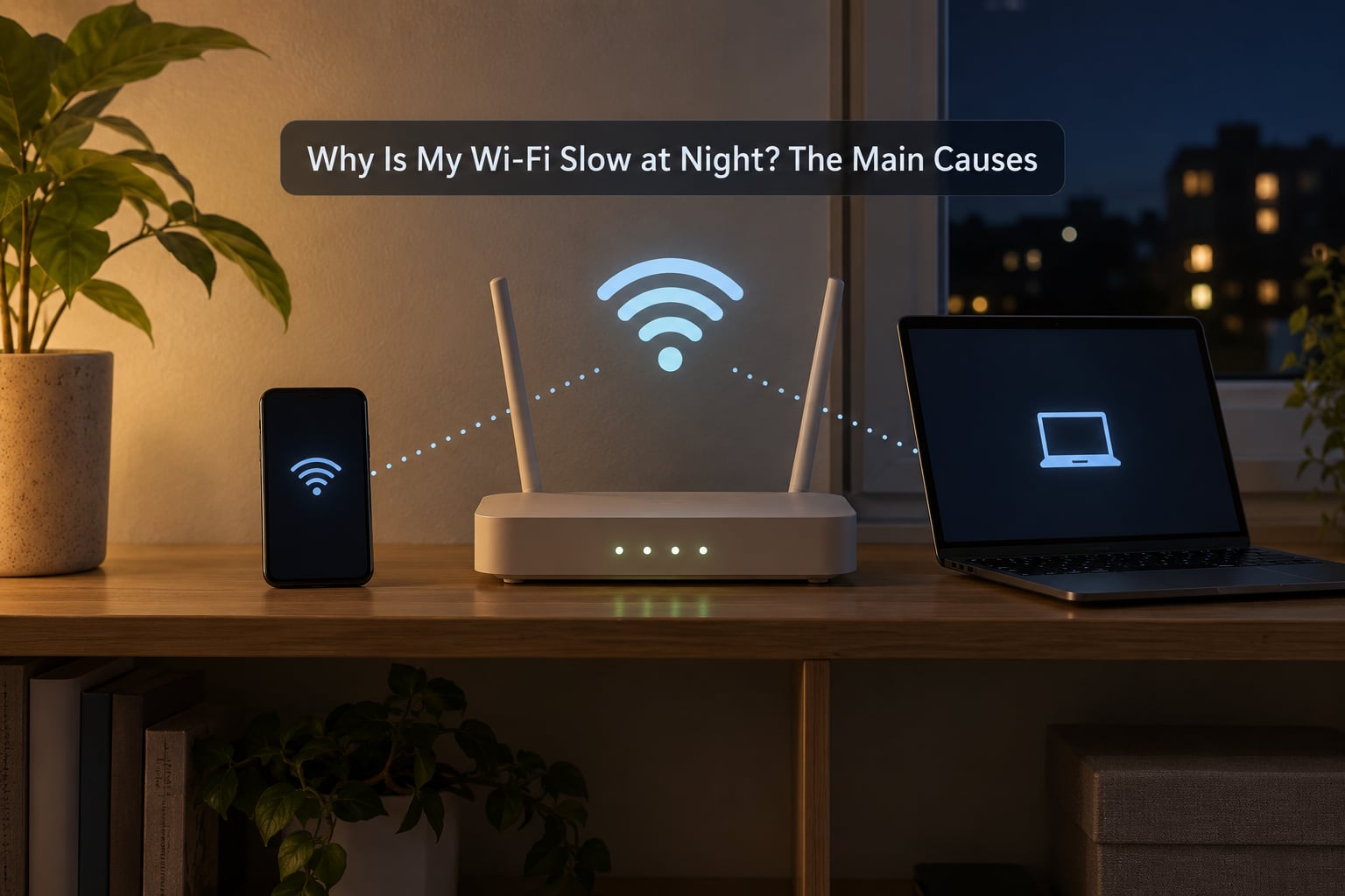 Why Is My Wi-Fi Slow at Night? The Main Causes