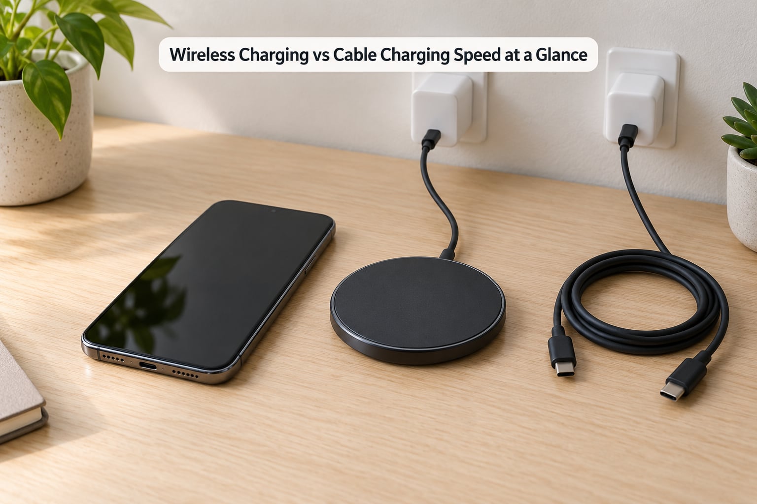 Wireless Charging vs Cable Charging Speed at a Glance